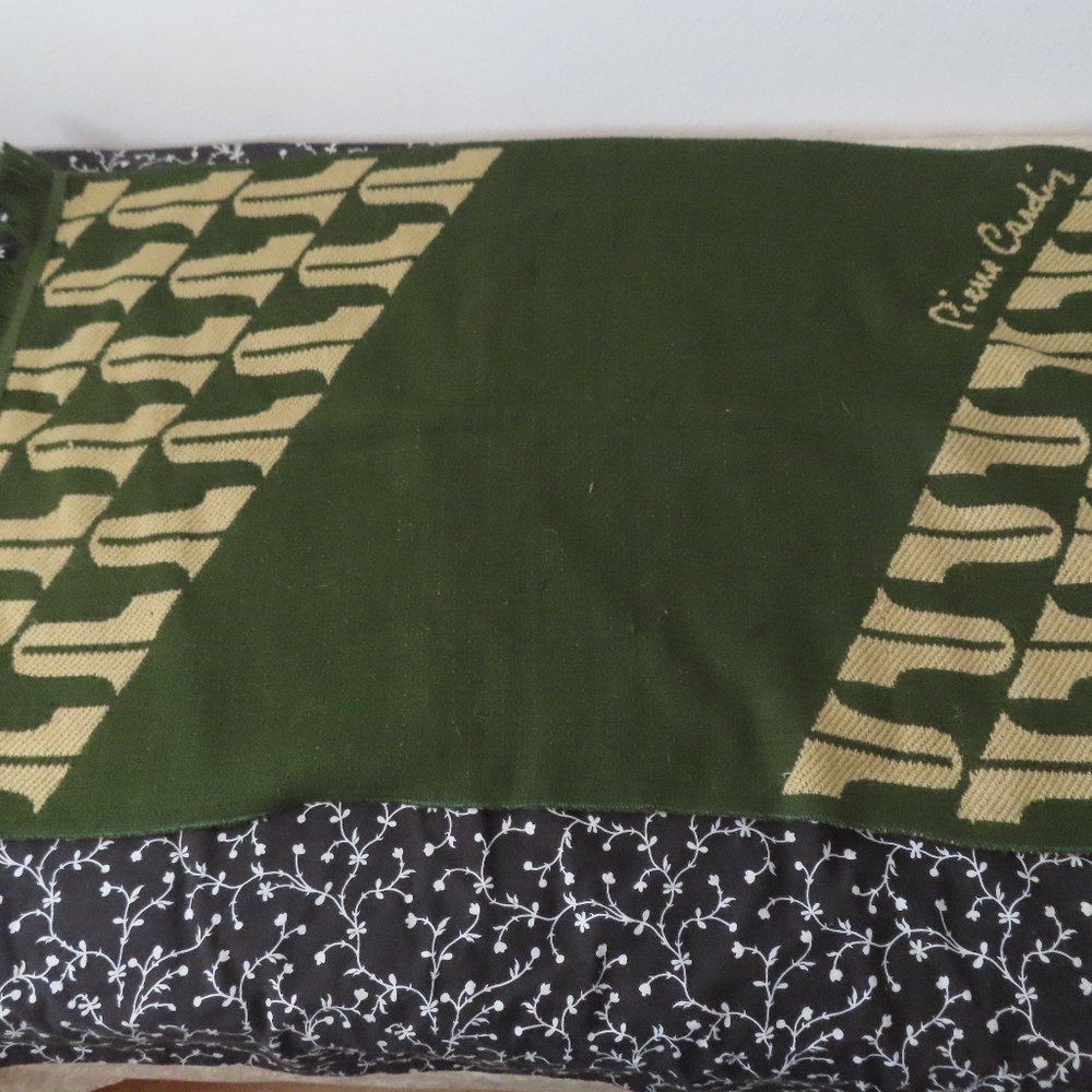 extremely rare pierre cardin made by matsumoto throw blanket 60s iconic